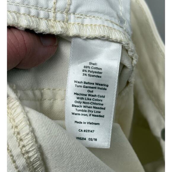 Talbots Jeans, Off White Flawless Slim Ankle, Women's Size 8 - Picture 5 of 5